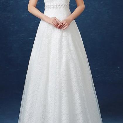 Wedding Bridal Dress Lace Evening Prom Party Gown..
